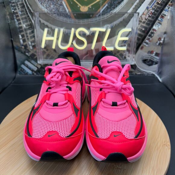 Nike Air Max Bliss Shoes Women's 10.5 Laser Pink/White/Solar Red Run - Picture 6 of 10